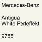 Preview: Mercedes-Benz, Antigua White Perleffekt, 9785.